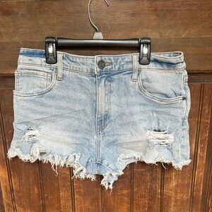 KUT from the Kloth Jane Distressed Denim High Rise Shorts, size 4, EUC